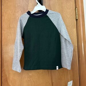 Tommy Bahama long sleeve dark green navy grey shirt